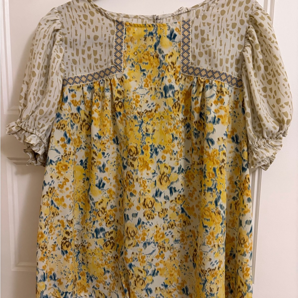 JODIFL Cream & Olive Print Camisole